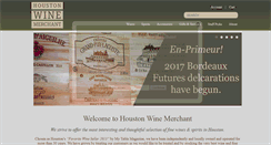 Desktop Screenshot of houstonwines.com