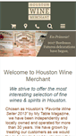 Mobile Screenshot of houstonwines.com